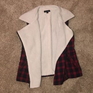 Plaid vest